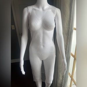 Mesh Diamond Bikini Coverup